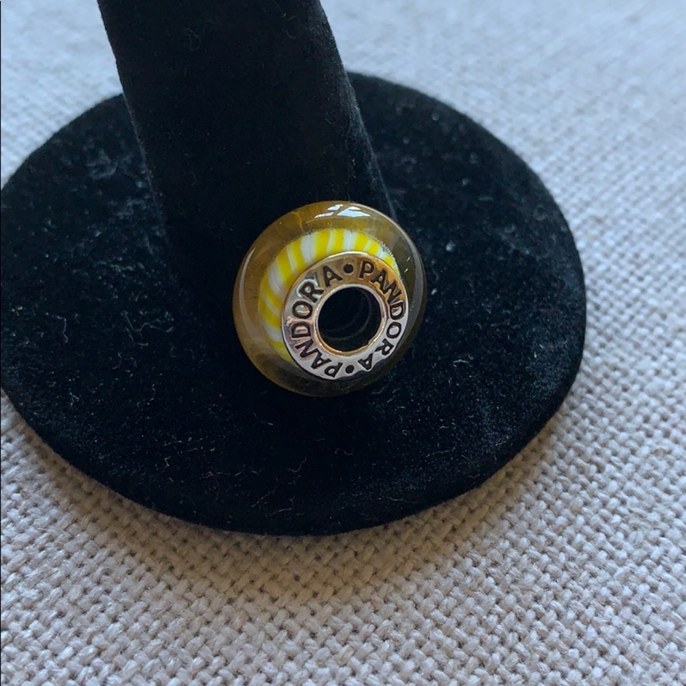 Pandora 925 Yellow & White Charm